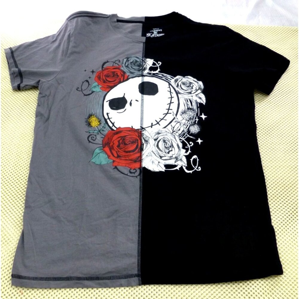 Boxlunch Exclusive Nightmare Before‎ Christmas Jack Skellington Two-Tone T-Shirt